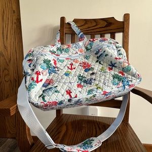 Vera Bradley Shore Thing Grand Weekend Traveler Bag